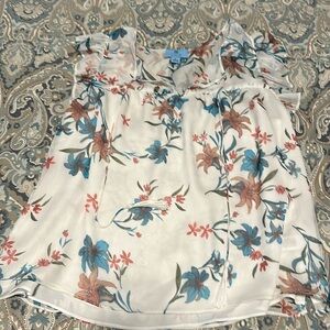 CECE - flutter sleeve blouse